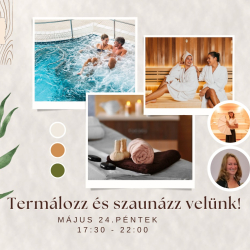 Éjszakai fürdőzés és szauna estre hív a Mi „kis” szaunafalunk klub!