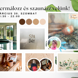 Tavaszváró éjszakai fürdőzés és szauna estre hív a Mi „kis” szaunafalunk klub!