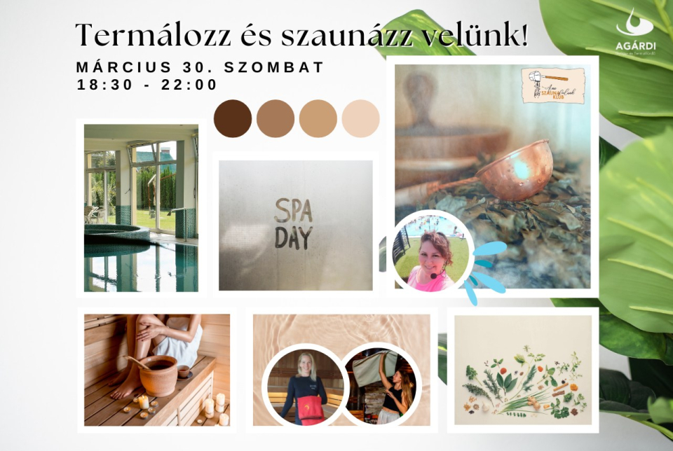 Tavaszváró éjszakai fürdőzés és szauna estre hív a Mi „kis” szaunafalunk klub!