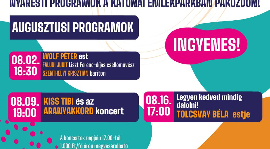 XII. Emlékparki Nyár XII. Emlékparki Nyár