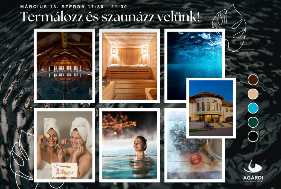 Termálozz és szaunázz velünk az Agárdi Fürdőben!