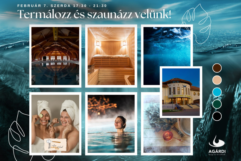 Termálozz és szaunázz velünk az Agárdi Fürdőben!