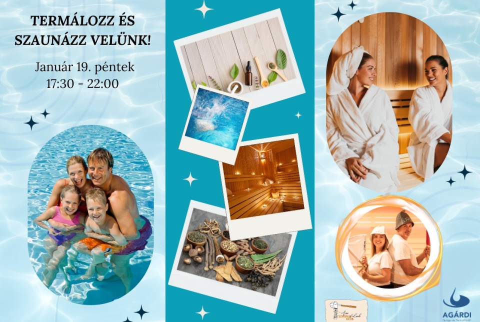 Termálozz és szaunázz velünk az Agárdi Fürdőben!