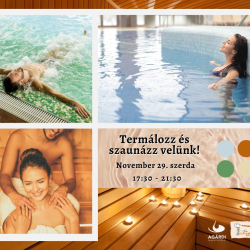 Termálozz és szaunázz velünk az Agárdi Fürdőben!