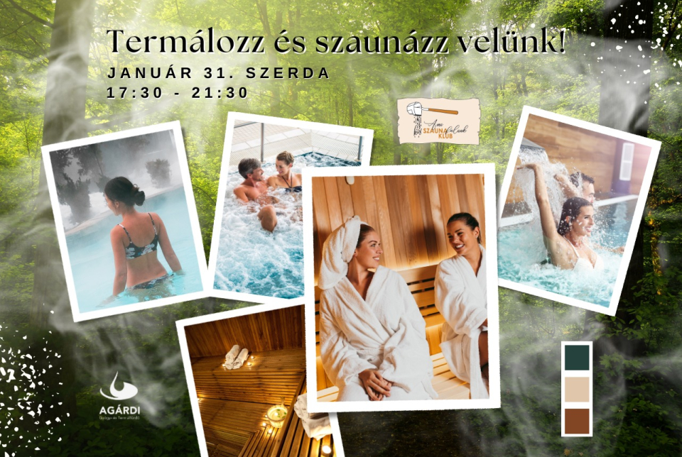 Termálozz és szaunázz velünk az Agárdi Fürdőben!