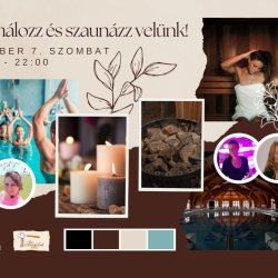 Szauna Feszt szauna est és éjszakai fürdőzés az Agárdi Fürdőben