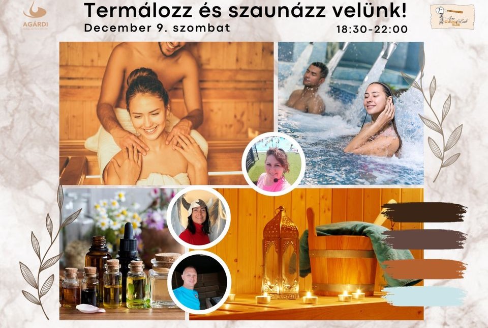Télvarázsló éjszakai fürdőzés és szauna estre hív a Mi „kis” szaunafalunk klub!