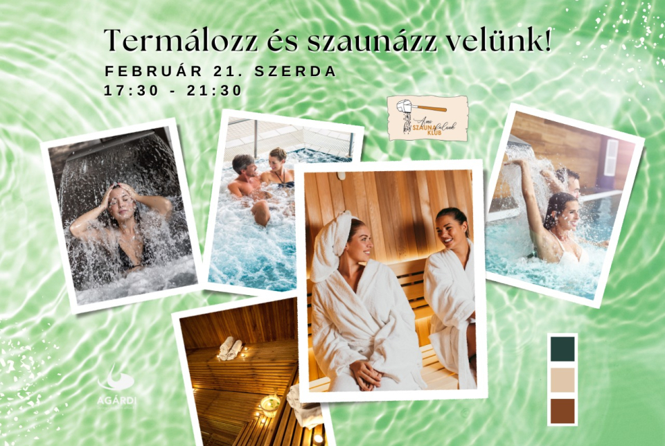 Termálozz és szaunázz velünk az Agárdi Fürdőben!