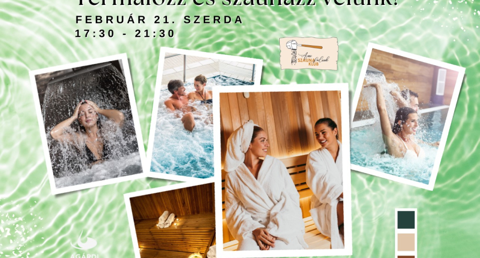 Termálozz és szaunázz velünk az Agárdi Fürdőben! Termálozz és szaunázz velünk az Agárdi Fürdőben!