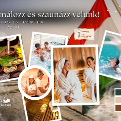 MagyaROCK! éjszakai fürdőzés és szauna estre hív a Mi „kis” szaunafalunk klub!