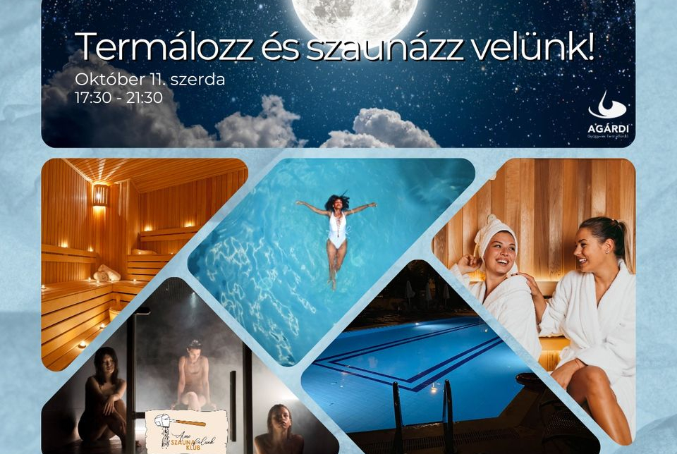 Termálozz és szaunázz velünk az Agárdi Fürdőben!