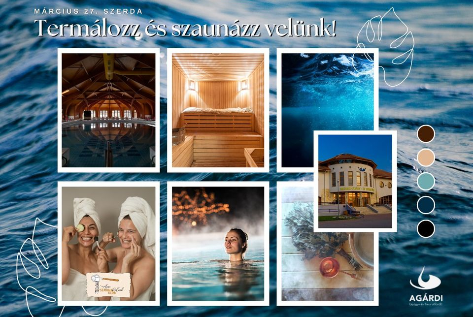 Termálozz és szaunázz velünk az Agárdi Fürdőben!