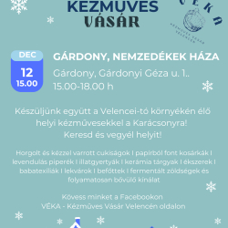 VÉKA - Karácsonyi Kézműves Vásár