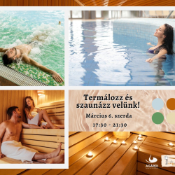 Termálozz és szaunázz velünk az Agárdi Fürdőben!
