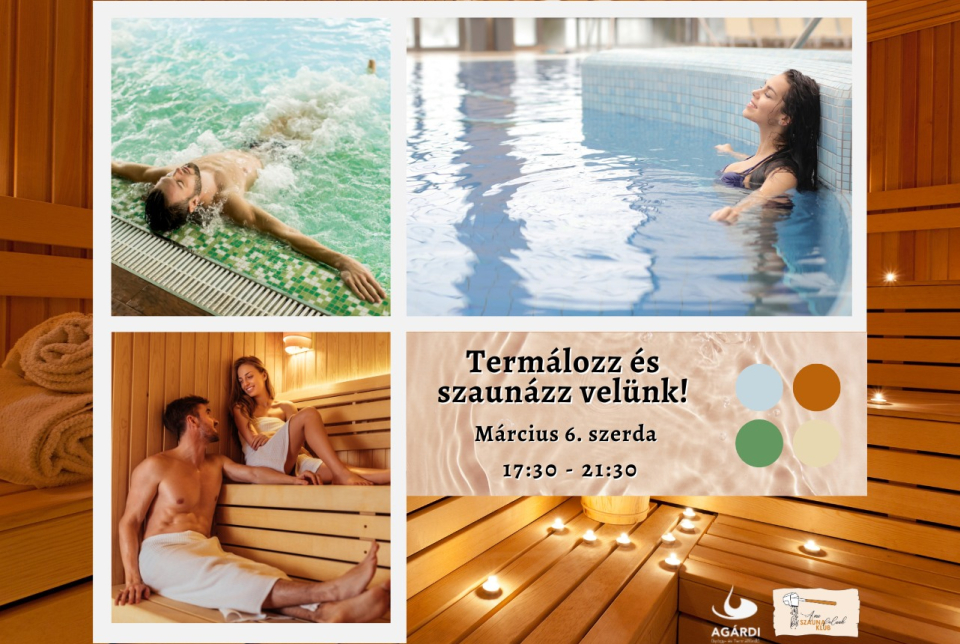Termálozz és szaunázz velünk az Agárdi Fürdőben!