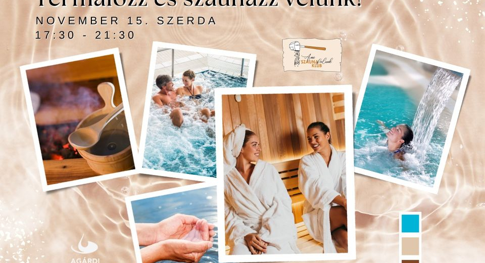 Termálozz és szaunázz velünk az Agárdi Fürdőben! Termálozz és szaunázz velünk az Agárdi Fürdőben!