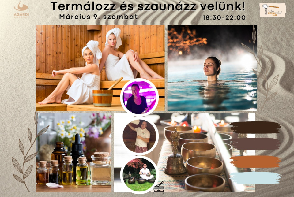 Hőterápia éjszakai fürdőzés és szauna est az Agárdi Fürdőben!