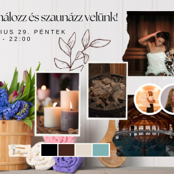 Éjszakai fürdőzés és szauna estre hív a Mi „kis” szaunafalunk klub!