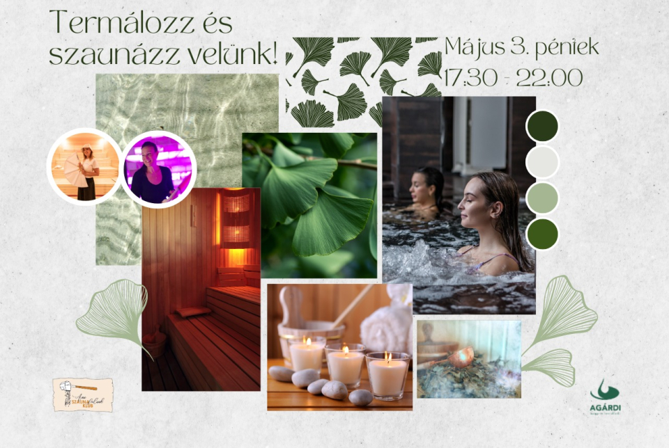 Éjszakai fürdőzés és szauna estre hív a Mi „kis” szaunafalunk klub!