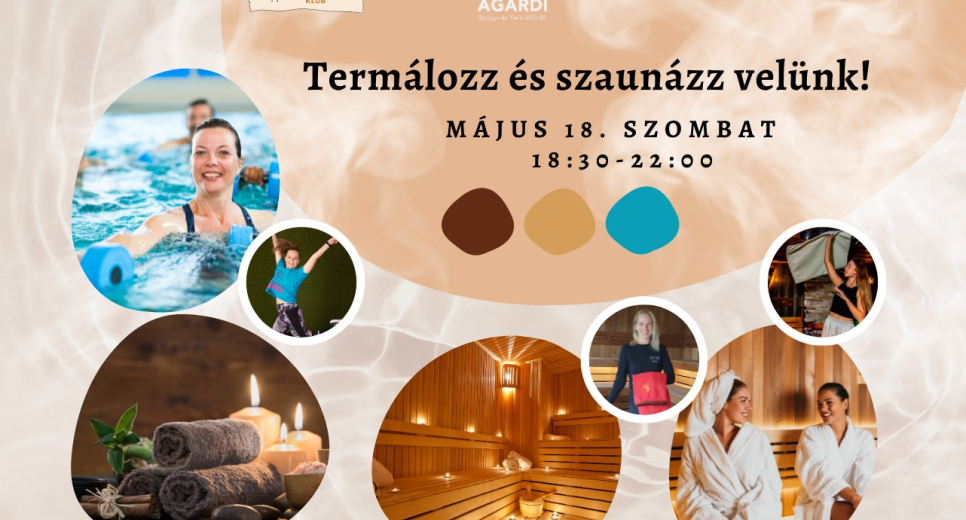Termálozz és szaunázz velünk az Agárdi Fürdőben! Termálozz és szaunázz velünk az Agárdi Fürdőben!