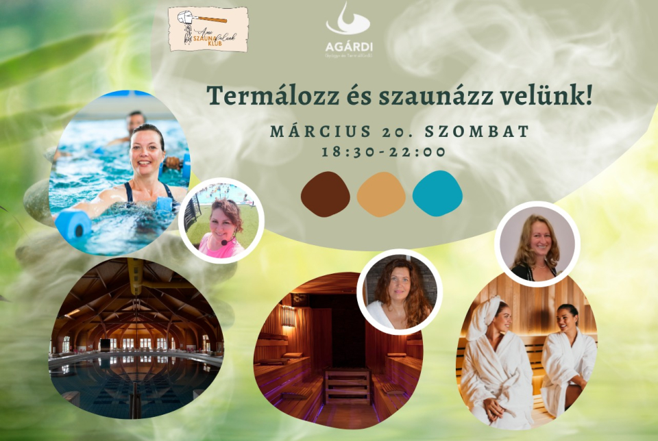 Termálozz és szaunázz velünk az Agárdi Fürdőben!