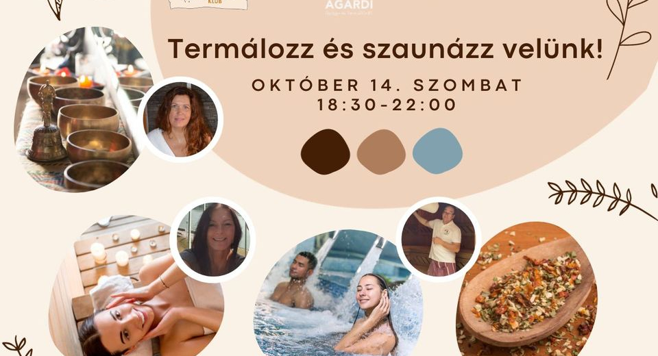Szaunázó szombat szauna est és éjszakai fürdőzés az Agárdi Fürdőben! Szaunázó szombat szauna est és éjszakai fürdőzés az Agárdi Fürdőben!