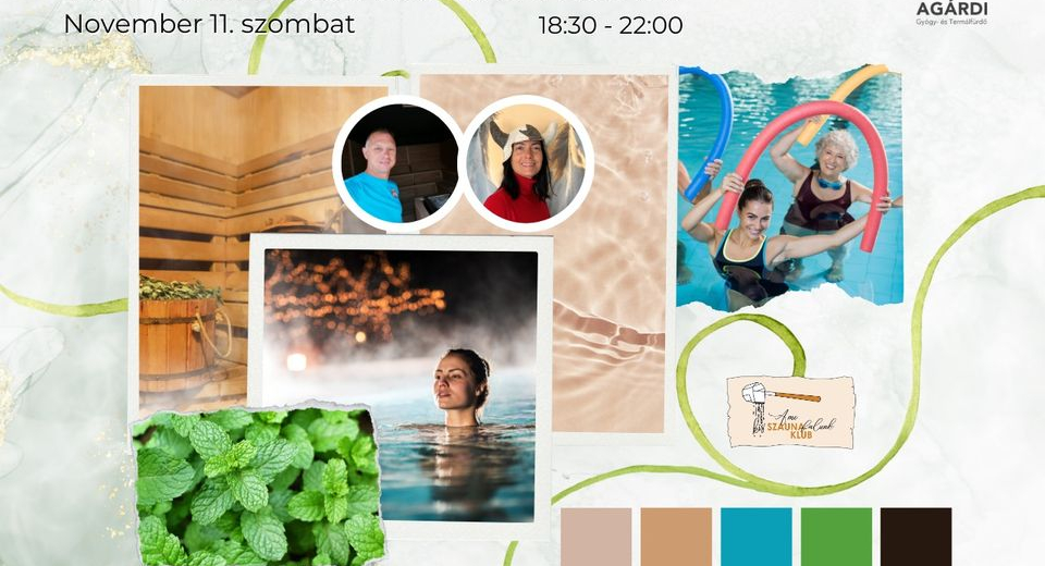 Mentamánia éjszaklai fürdőzés és szauna est az Agárdi Fürdőben! Mentamánia éjszaklai fürdőzés és szauna est az Agárdi Fürdőben!