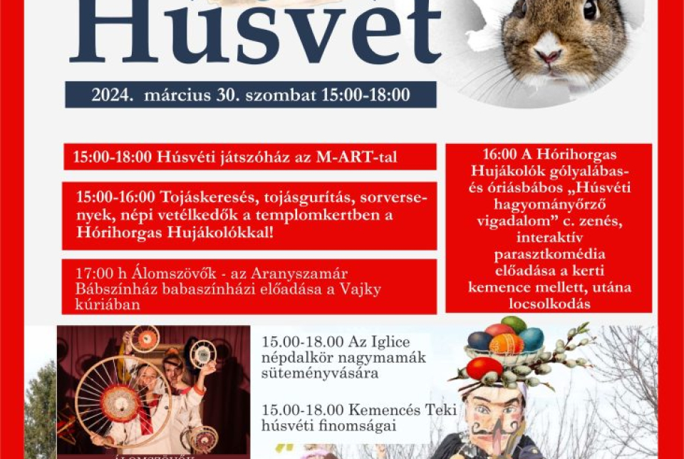 HÚSVÉT a Dinnyési Templomkert és Hagyományőrző Központban