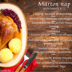 Márton nap a Gulyás Csárdában!