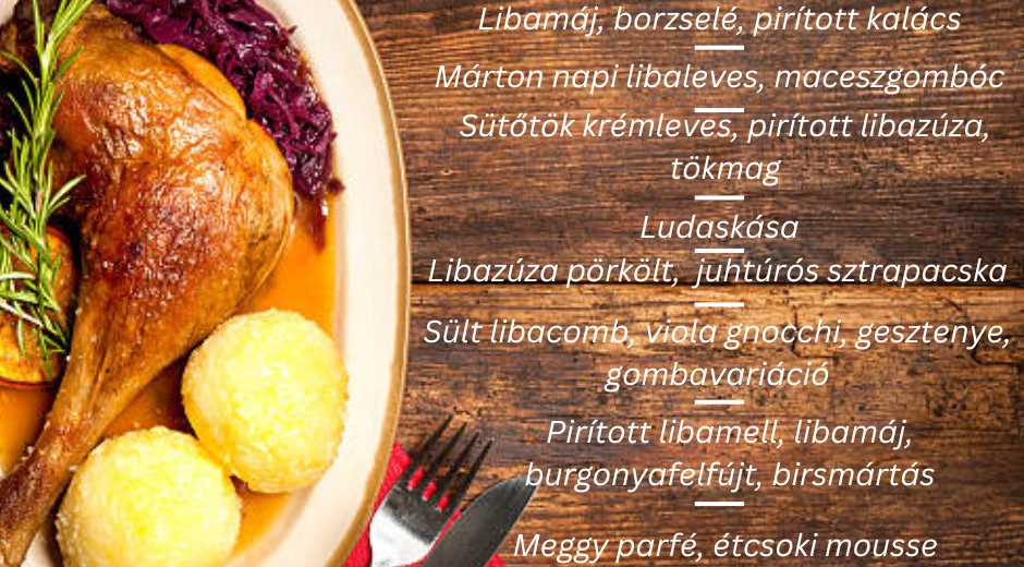 Márton nap a Gulyás Csárdában! Márton nap a Gulyás Csárdában!